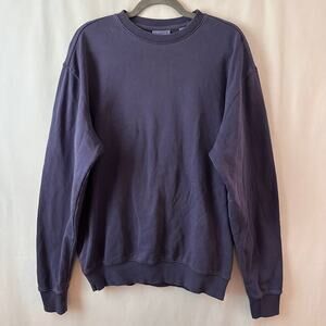 CUTS Clothing Crewneck Sweatshirt Cotton Pullover Vintage Purple Blue Wash M